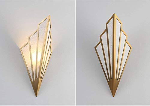 CHHD Aplique de Pared LED Moderno, Hierro Art Deco, Pantalla de lámpara de Pared, iluminación de cabecera, Apliques de Pared Lámpara de Pared Minimalista - Pasillo Escaleras Hoteles Luces Restaurante