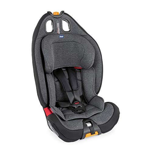 Chicco 07079583500000 - Chicco Gro-Up 123 - Silla de coche reclinable para bebés de 9-36 kg, grupo 1/2/3 para niños de 9 meses a 12 años, color gris (Ombra), unisex