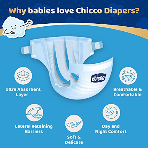 Chicco DryFit - Pack de 25 pañales ultra absorbentes, talla 2, 3-6 Kg