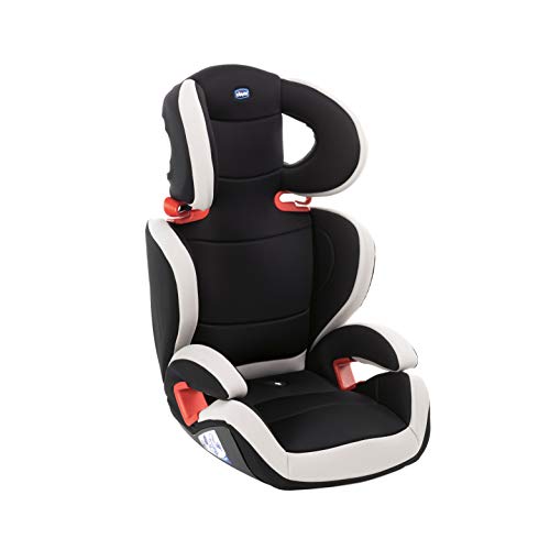 Chicco Key 23 Silla de Coche Reclinable para Bebé de 15-36 kg, Grupo 2/3 para Niños de 3-12 años, Fácil de Instalar, con Altura y Anchura Regulable - Color Negro (Black Night)