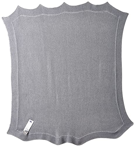 Chicco Manta tricot para cuna de bebé, color gris (Light Grey)