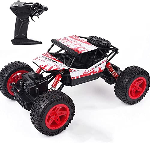 Coche de Control Remoto 2.4Ghz Coches RC Potentes Todo Terreno RC Rock Crawler Coches eléctricos de Control de Radio Off Road RC Monster Trucks Juguetes para niños Niños Niñas