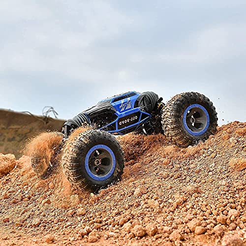 Coche De Control Remoto De Alta Velocidad 2.4Ghz 4WD Eléctrico Off-road Control Remoto Coche De Escalada Coche De Control Remoto Coche De Juguete Para Niños Todo Terreno Bigfoot Monster Truck Coche Im