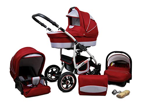 Cochecito de bebe 3 en 1 2 en 1 Trio Isofix silla de paseo New L-GO 2 by SaintBaby Chilly Silver 4in1 con Isofix + Silla