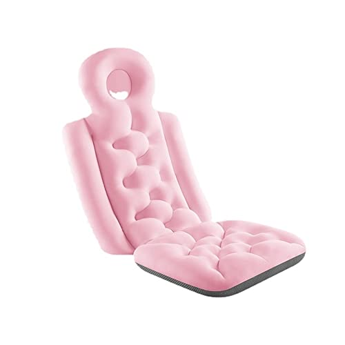 Cojín de baño portátil para bebés y mamás, asiento de bebé y mamá, tapete de red antideslizante, flotante, flotador, para piscina (color azul claro)