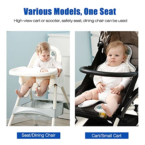 Colchoneta Transpirable Silla de Paseo Universal Verano, Xpsirny 2 PCS Asiento de Verano Transpirabl Colchoneta para Cochecitos, Reduce La Sudoración y Mantiene al Niño Fresco