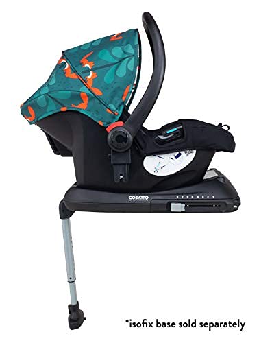 Cosatto Giggle Cochecito, silla de paseo y asiento de bebé 2 en 1 paquete – desde el nacimiento hasta 18 kg, sistema de viaje ligero, Fox Friends