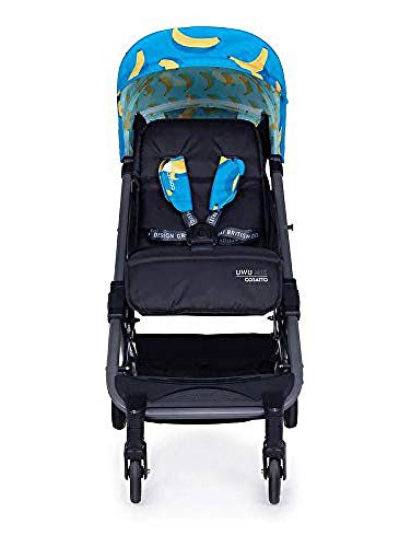 Cosatto UWU Mix Pushchair – Essential, Compact City Stroller | Suitable from Birth to Toddler, Easy Fold, Pull Along Handle (Go Bananas)