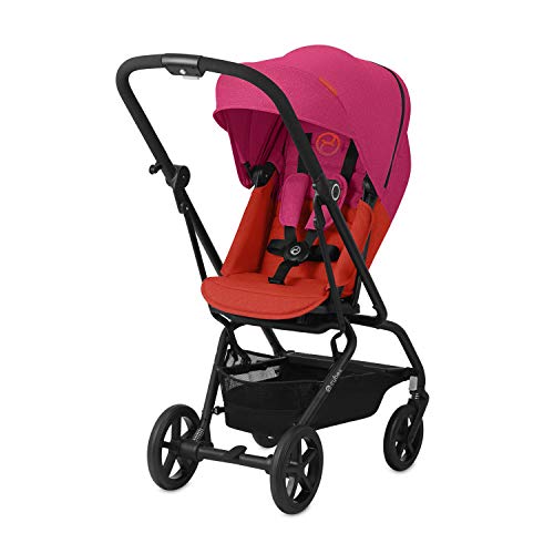 CYBEX Gold Eezy S Twist+ - Silla de Paseo con Asiento Reversible 360° de 0 a 17 kg, Rosa (Fancy Pink)