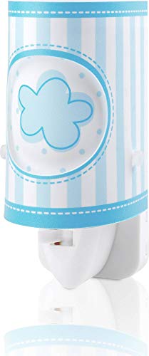 Dalber Luz Nocturna quitamiedos Infantil Enchufe led, Azul