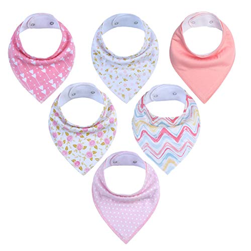 DEBAIJIA Baberos para bebés Bufanda triangular de algodón Niños pequeños Baberos desaliva Recién nacido Suave Cómodo Anti-Sucio Doble Snap Unisex