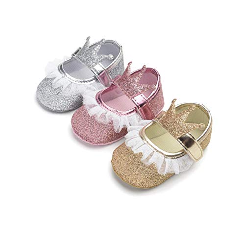 DEBAIJIA Shoes, Plataforma Bebé-Niñas, Hl04 Silver, 20 EU