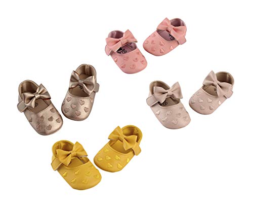 DEBAIJIA Shoes, Plataforma Bebé-Niñas, Hs01 Yellow, 17 EU