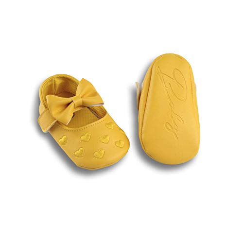 DEBAIJIA Shoes, Plataforma Bebé-Niñas, Hs01 Yellow, 17 EU