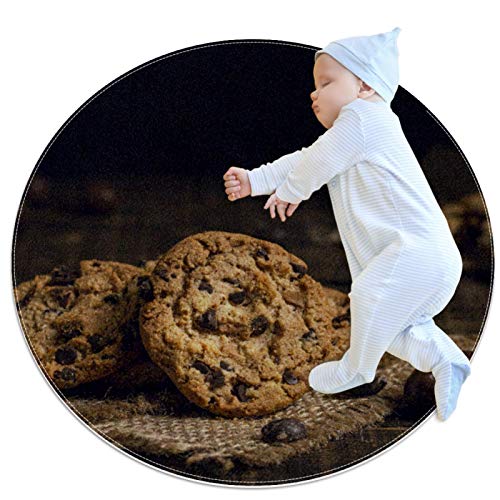 Deliciosas galletas alfombra bebé piso de juegos alfombra de gatear manta de juego para la decoración de la habitación de los niños para bebés niñas sala de estar cama