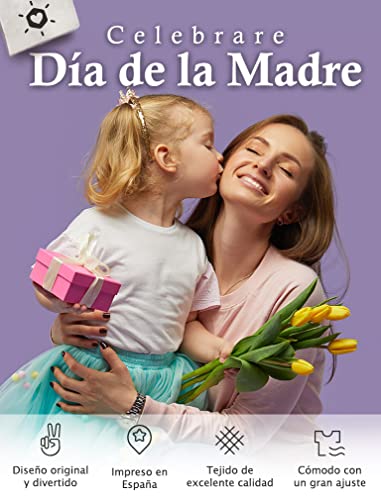 Dia de la Madre Bebe Primer día de la Madre Bebe Mama Feliz Dia Mamá 6M Blanco