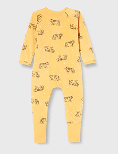 Dim Pyjama bébé Velours Juego de Pijama, Tigre Amarillo, 24 Meses para Bebés