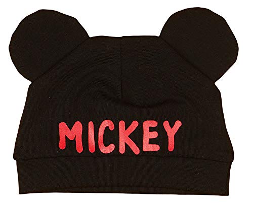 Disney Baby Mickey Mouse - Juego de 3 piezas con gorro para orejas, diferentes modelos, en tallas 56, 62, 68, 74, 80 y 86, algodón, body y pantalón Modelo 5 80 cm