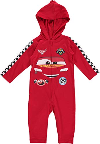 Disney Cars Big Boys Rayo McQueen - Mono de disfraz (7/8), color rojo