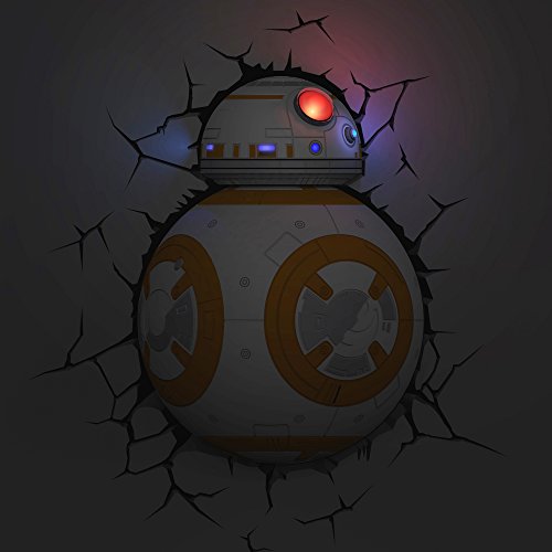 Disney Disney-RD-RS261015 Star Wars 3DLIGHTFX - Lámpara 3D SW BB-8, Multicolor, 25.4 x 12.2 x 32.8cm (Redstring Spain DC697766)