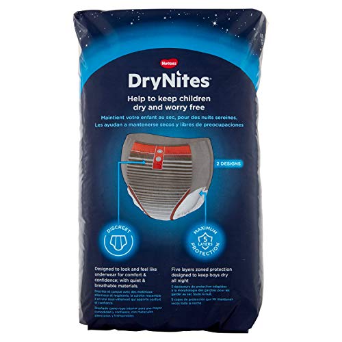 DryNites - Calzoncillos absorbentes para niños de 8-15 años, 2 paquetes x 13 calzoncillos