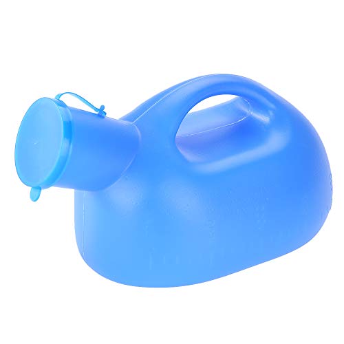 Duevin 2000ml Botella de orina portátil para Hombre y Mujer portátil Orinal orina Botella macho orinal orinal orina botella colector con para Viajes, tráfico, Acampada al Aire Libre