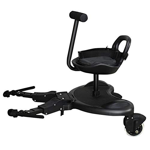 D&XQX Pedal Auxiliar Cochecito, bebé de los Gemelos de la Compra, Segunda Artefacto Niño Remolque, Dos niños de pie Placa de Asiento Cochecito Que se Sienta Accesorios