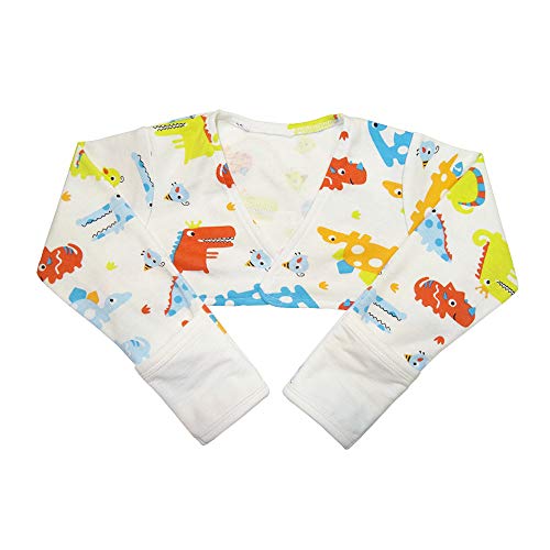 Edenswear Manguitos con infusión de zinc para niños con eczema, Dinosaurio, 18 Meses