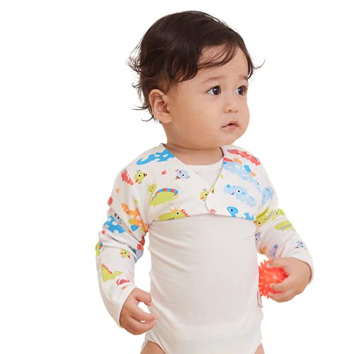 Edenswear Manguitos con infusión de zinc para niños con eczema, elefante, 24 Meses