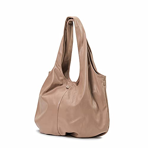 Elodie Details Bolso para Pañales Draped Tote - Cambiador incluido - Soft Terracotta, Marrón