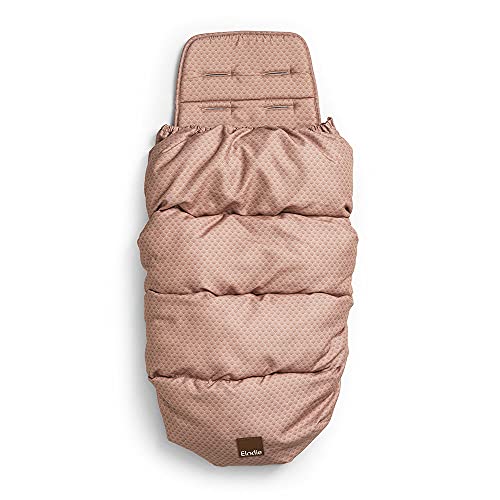 Elodie Details Saco de Abrigo Convertible para Cochecito Universal - 2 en 1, Colchoneta para silla de paseo y Saco - Pink Nouveau