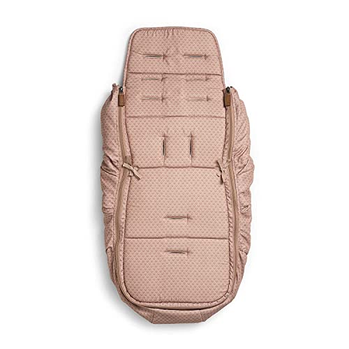 Elodie Details Saco de Abrigo Convertible para Cochecito Universal - 2 en 1, Colchoneta para silla de paseo y Saco - Pink Nouveau