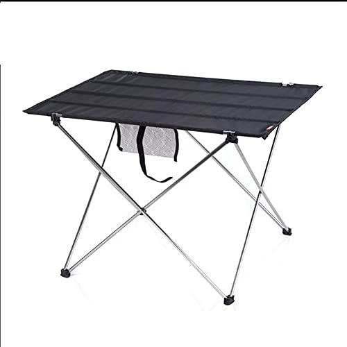 Escritorio Plegable Mesa Plegable portátil Camping Muebles para Exteriores Mesa de Picnic Escritorio Plegable de Aluminio Ultra Ligero con Bolsa de Almacenamiento Escritorio para computadora (Tamaño: