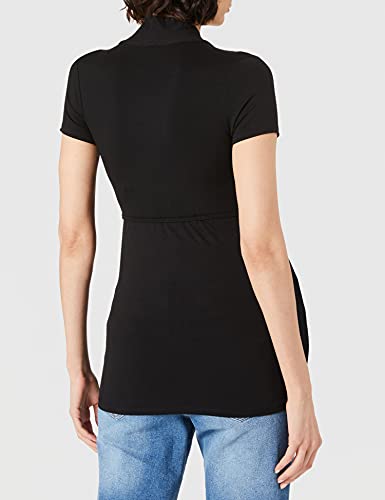 Esprit Maternity T-Shirt Nursing SS Camiseta, Negro-001, 40 para Mujer