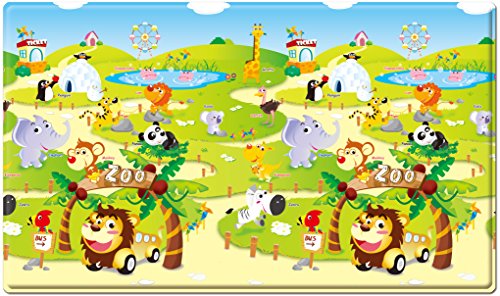 esterilla de juegos para niños - Dwinguler playmat - ZOO - Medium - 1,9m * 1,3m *15mm