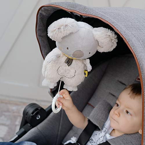 Fehn 064018 Caja de música, peluche de koala con mecanismo musical integrado con la melodía "Canción de cuna de Mozart", en la silla o en la cama, para bebés/niños pequeños a partir de 0 meses