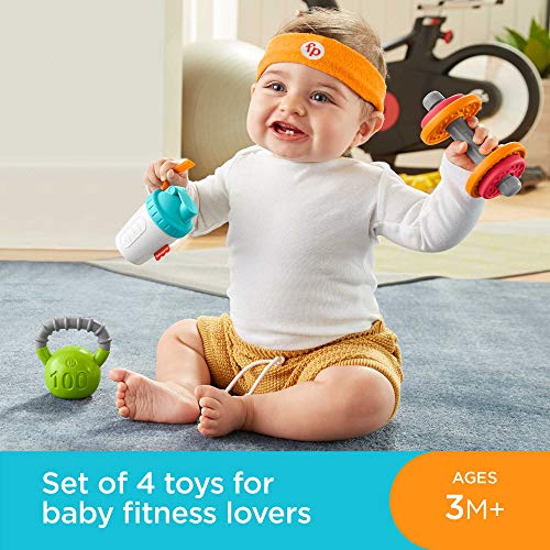 Fisher-Price Baby Biceps Gift Set, Multicolour, 4 Count (Pack of 1)