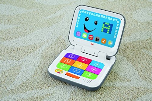 Fisher-Price Mi primer ordenador descubrimiento, juguete bebé +6 meses (Mattel CBW18)