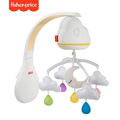 Fisher-Price Nube Lumalou Cuida Tu Rutina (Mattel GWM53) y Móvil y Proyector Nubes Relajantes (Mattel GRP99)