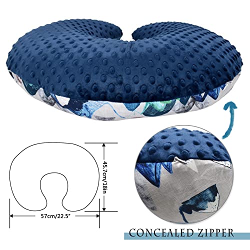 Funda de Almohada de EnfermeríA, Funda de Almohada Protectora Resistente Al Agua para Acurrucamiento Infantil CojíN de Cintura de AlimentacióN Cuidado Del Bebé