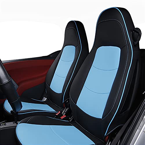 Funda De Asiento Envolvente para Coche, Decoración De PU para Las Cuatro Estaciones, Transpirable, No Se Mueve, Cojín De Asiento, Estilo De Coche para Smart 451 450 para Fortwo (Color : 2)