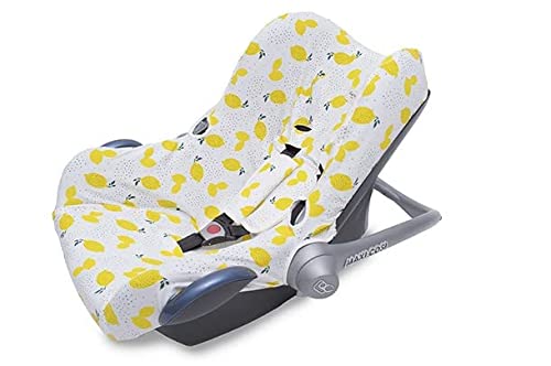 FUN*DAS BCN Funda para silla de coche Maxi-Cosi Cabriofix ® y portabebés SUMMER LEMON