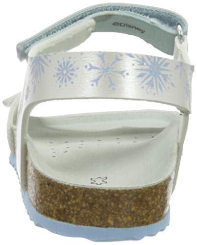 Geox J Adriel Girl C, Sandalia Niñas, White Sky, 26 EU