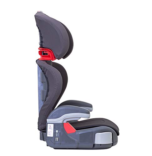 Graco Junior Maxi 8E296BLCEU - Ligero espalda alta booster asiento de coche, grupo 2/3, color negro, unisex