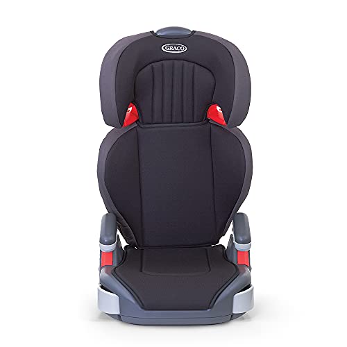 Graco Junior Maxi 8E296BLCEU - Ligero espalda alta booster asiento de coche, grupo 2/3, color negro, unisex