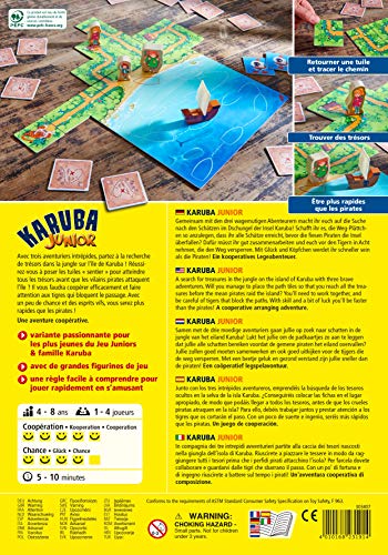 HABA- Karuba Junior - Juego de Aventura cooperativa, a Partir de 4 años, Color (303407)