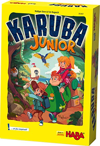 HABA- Karuba Junior - Juego de Aventura cooperativa, a Partir de 4 años, Color (303407)