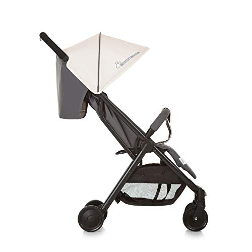 Hauck Swift Plus - sillita de paseo ligera, respaldo reclinable, plegable con una mano, ligera de peso, de aluminio, con asas para transportar, de 0 meses a 15 kg, Mickey Cool Vibes (gris)