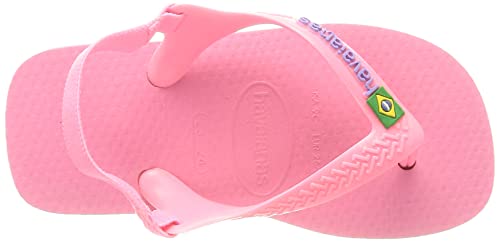 Havaianas Brasil Logo II, Sandalias Unisex bebé, Crystal Rose, 23/24 EU