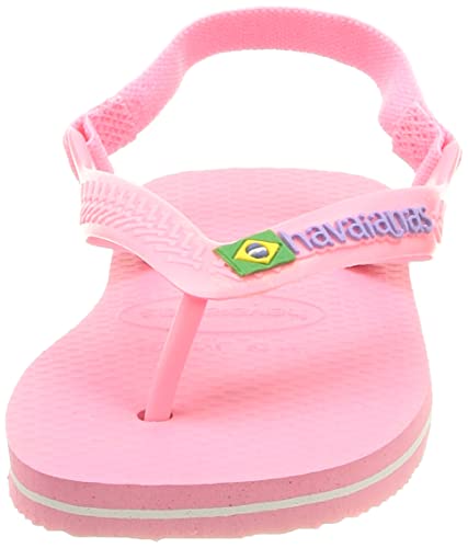 Havaianas Brasil Logo II, Sandalias Unisex bebé, Crystal Rose, 23/24 EU